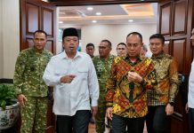Dorong Penguatan Pertahanan Nasional dan Pertumbuhan Wilayah, Gubernur Sultra dan Bupati Konsel Konsultasi ke Menteri ATR/BPN