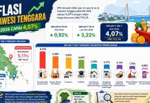 Inflasi Sultra Tembus 4,07 Persen, Baubau Jadi Daerah dengan Kenaikan Harga Tertinggi