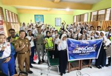 Kampanyekan Keselamatan Berkendara di Kalangan Generasi Muda, Asmo Sulsel Beri Edukasi ke Siswa SMPN 1 Gowa