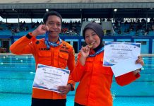 2 Rescuer Basarnas Kendari Raih 8 Medali Lomba Renang Aquatik Sprint Challenge