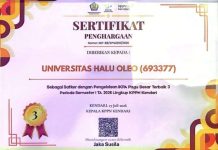 UHO Raih Penghargaan IKPA Terbaik III Kategori Pagu Besar